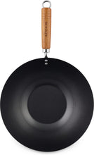 Carica l'immagine nel visualizzatore di Gallery, Set WOK + coperchio e accessori Ken Hom in acciaio al carbonio antiaderente Ø31