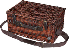 Carica l'immagine nel visualizzatore di Gallery, Cesto Pic Nic in vimini per 4 persone Varese CILIO