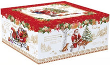 Carica l'immagine nel visualizzatore di Gallery, Alzata servi pasticcini in porcellana collezione Christmas Memories