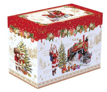 Carica l'immagine nel visualizzatore di Gallery, Set aperitivo trenino in porcellana collezione Christmas Memories