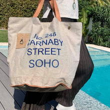 Carica l'immagine nel visualizzatore di Gallery, Borsa Tote Classica in Tela per tutti i giorni o per la spiaggia - RETRO RR18