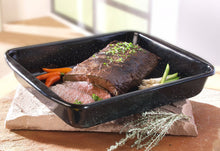 Carica l'immagine nel visualizzatore di Gallery, Teglia pirofila smaltata antiaderente Riess 25x20x5,5