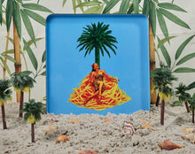 Carica l'immagine nel visualizzatore di Gallery, Vassoio quadrato in metallo Bolo Island Gangzai Design