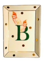 Carica l'immagine nel visualizzatore di Gallery, Portagioie rettangolare svuotatasche Alphabet Yvonne Ellen
