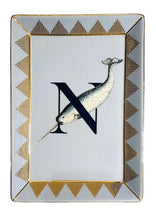 Carica l'immagine nel visualizzatore di Gallery, Portagioie rettangolare svuotatasche Alphabet Yvonne Ellen