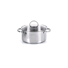 Carica l'immagine nel visualizzatore di Gallery, Batteria 7 pz pentole acciaio inox Moneta Allegro