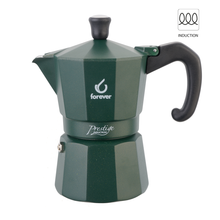 Carica l'immagine nel visualizzatore di Gallery, Caffettiera induzione MissMoka prestige 2 tazze All Green