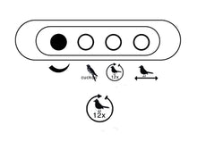 Carica l'immagine nel visualizzatore di Gallery, Orologio a cucu KOOKOO Birdhouse Rosso Limited Edition