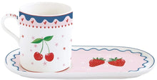 Carica l'immagine nel visualizzatore di Gallery, Set colazione tazza + vassoio Fruit Mania Easy Life