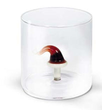 Carica l'immagine nel visualizzatore di Gallery, Bicchiere in vetro con soggetto interno Cappellino