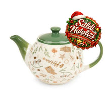 Carica l'immagine nel visualizzatore di Gallery, Teiera di Natale shabby in confezione regalo Ricordi NUVOLE DI STOFFA - Prezzo Outlet