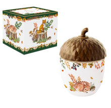 Carica l'immagine nel visualizzatore di Gallery, Barattolo con coperchio a forma di ghianda Ø11x16h Forest Dream