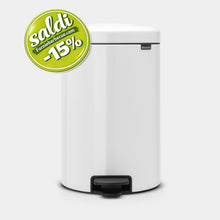 Carica l'immagine nel visualizzatore di Gallery, Pattumiera a pedale NewIcon Brabantia 20 lt Fresh White