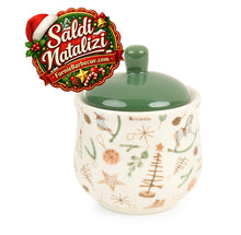 Carica l'immagine nel visualizzatore di Gallery, Zuccheriera di Natale shabby Ricordi NUVOLE DI STOFFA - Prezzo Outlet