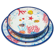 Carica l'immagine nel visualizzatore di Gallery, Servizio tavola in melammina 18pz BORA BORA