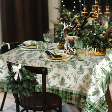Carica l'immagine nel visualizzatore di Gallery, Tovaglia 10 posti cm 150x270 Christmas Lapland Verde