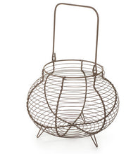 Carica l'immagine nel visualizzatore di Gallery, Cestino in metallo con manico Bunny - Nuvole di Stoffa