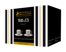 Carica l'immagine nel visualizzatore di Gallery, Set 2 tazzine caffè con piattino Regency Black