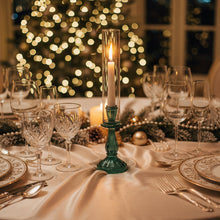 Carica l'immagine nel visualizzatore di Gallery, Portacandele con parafiamma cm.54 Noblesse Verde