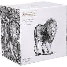 Carica l'immagine nel visualizzatore di Gallery, Tazza alta mug 450ml Leone Africano Ferlazzo collection