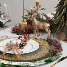 Carica l'immagine nel visualizzatore di Gallery, Tovaglia 10 posti cm 150x270 Christmas Lapland Verde