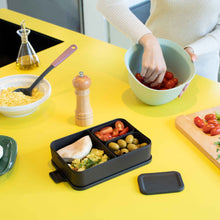 Carica l'immagine nel visualizzatore di Gallery, Lunchbox portavivande bento Make & Take Dark Grey