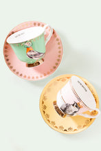Carica l'immagine nel visualizzatore di Gallery, Set 2 tazze da the con piattino Yvonne Ellen Best Of British