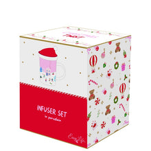 Carica l'immagine nel visualizzatore di Gallery, Infusiera con coperchio cappello SWEET CHRISTMAS