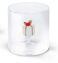 Carica l'immagine nel visualizzatore di Gallery, Bicchiere in vetro con soggetto interno Regalo