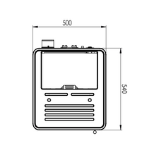 Carica l'immagine nel visualizzatore di Gallery, Termostufa a pellet KLOVER THERMOCLASS bordeaux OFFERTA ULTIMO PEZZO OUTLET