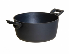 Carica l'immagine nel visualizzatore di Gallery, Casseruola Ø24 in alluminio Risolì Easy Cooking Extra Black - Prezzo Outlet
