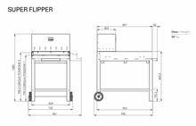 Carica l'immagine nel visualizzatore di Gallery, Barbecue a legna CLEMENTI SUPER FLIPPER