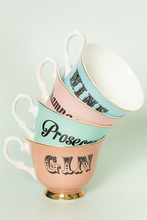 Carica l'immagine nel visualizzatore di Gallery, Tazza da the con piattino Yvonne Ellen Wine