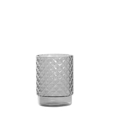 Carica l'immagine nel visualizzatore di Gallery, Bicchiere acqua set 4 tumbler impilabili Isolano vetro Grigio