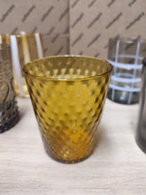Carica l'immagine nel visualizzatore di Gallery, Bicchiere vetro Melting Pot Set 6 pezzi Grey-Amber