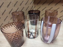 Carica l'immagine nel visualizzatore di Gallery, Bicchiere vetro Melting Pot Set 6 pezzi Amethist