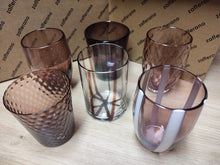 Carica l'immagine nel visualizzatore di Gallery, Bicchiere vetro Melting Pot Set 6 pezzi Amethist