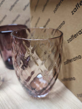 Carica l'immagine nel visualizzatore di Gallery, Bicchiere vetro Melting Pot Set 6 pezzi Amethist