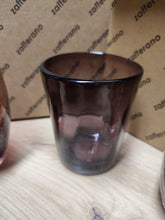 Carica l'immagine nel visualizzatore di Gallery, Bicchiere vetro Melting Pot Set 6 pezzi Amethist