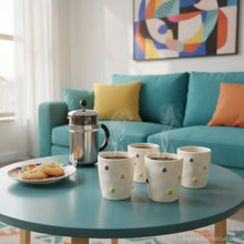 Carica l'immagine nel visualizzatore di Gallery, Set 4 bicchierini da caffe in porcellana Twist & Match