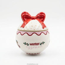 Carica l'immagine nel visualizzatore di Gallery, Candela profumata in vasetto di ceramica Christmas Twist