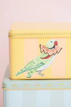 Carica l'immagine nel visualizzatore di Gallery, Scatola latta rettangolare  YELLOW PARROT Yvonne Ellen