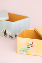 Carica l'immagine nel visualizzatore di Gallery, Scatola latta rettangolare  YELLOW PARROT Yvonne Ellen