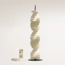 Carica l'immagine nel visualizzatore di Gallery, Domino Spintile set da gioco design nero