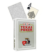 Carica l'immagine nel visualizzatore di Gallery, Carte da gioco Modiano Texas Poker Hold Em Jumbo Argento