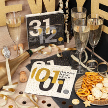 Carica l'immagine nel visualizzatore di Gallery, Conf. 20 tovaglioli di carta Capodanno - Anno Nuovo