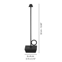 Carica l'immagine nel visualizzatore di Gallery, Lampada led portatile ricaricabile Broggi Bugia bianca