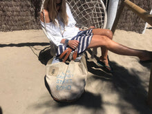 Carica l'immagine nel visualizzatore di Gallery, Borsa Tote Classica in Tela per tutti i giorni o per la spiaggia - RETRO RR18