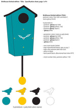 Carica l'immagine nel visualizzatore di Gallery, Orologio a cucu KOOKOO Birdhouse Oro Limited Edition