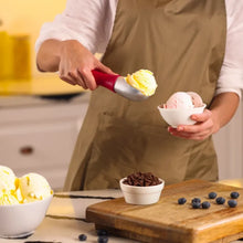 Carica l'immagine nel visualizzatore di Gallery, Pala per gelato in acciaio inox con manicatura in paglia di grano